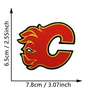 Calgary Flames NHL Patches DIY HOCKEY All Teams Embroidered Canada
